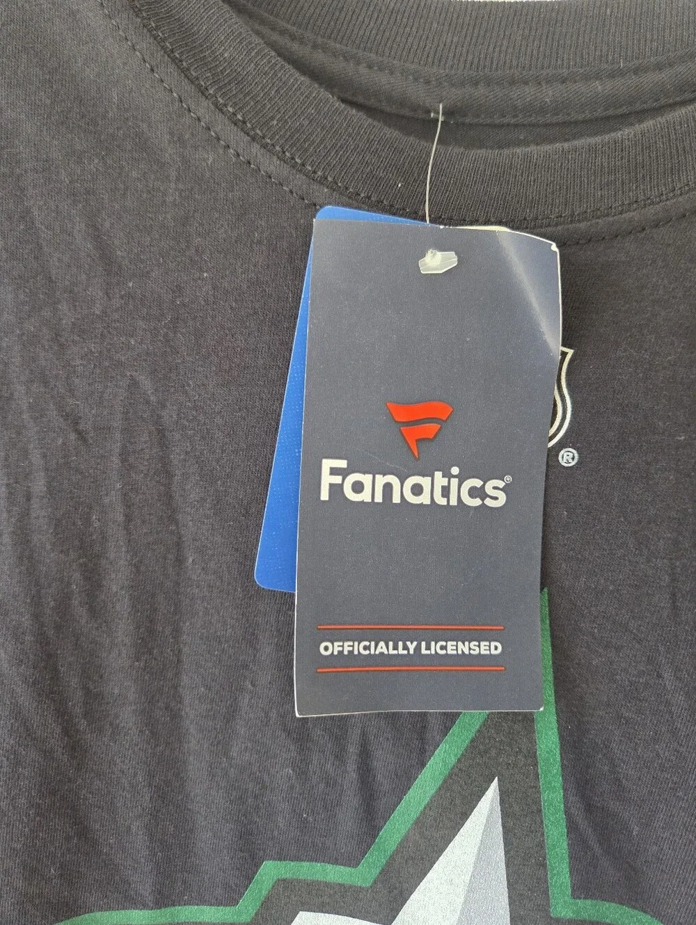 Fantatics Dallas Stars TShirt M Black Mikko Rantanen #96 Logo Hockey NWT NHL